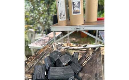 おひとりさまBBQ 山形県産 楢炭（600g×2個）  F2Y-4066