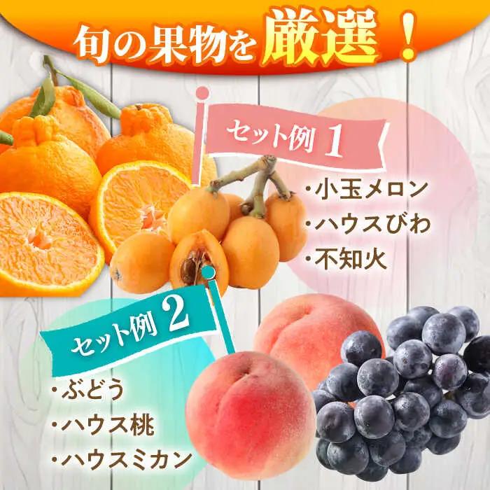 【4回定期便】旬フルーツ定期便 旬の果物をお任せで3品目お届け フルーツ定期便 [SCZ020]
