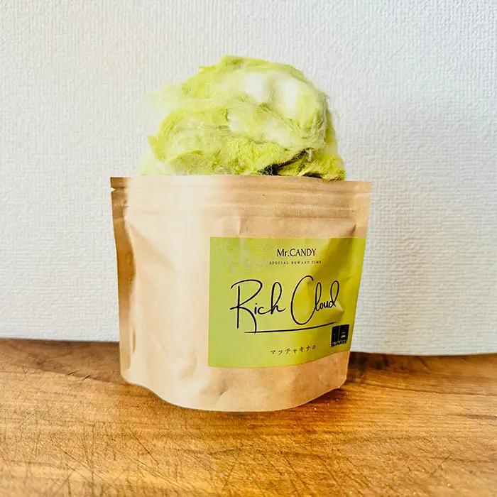 オトナ綿飴Rich Cloud和風3種セット ／ わたあめ わたがし 綿あめ 綿菓子 スイーツ デザート おやつ ほどける口溶け 新食感 ミタラシキナコ マッチャキナコ ホウジチャキナコ 埼玉県 No