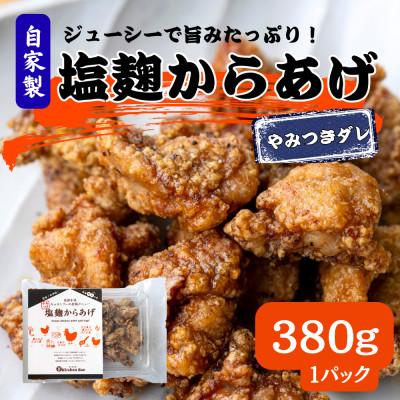 ふるさと納税 小浜市 簡単・お手軽!冷凍　やみつき塩麹からあげ(380g×1パック)