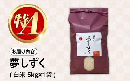 【特A評価獲得】武雄市産 夢しずく 5kg /株式会社 y’s company[UDX019]