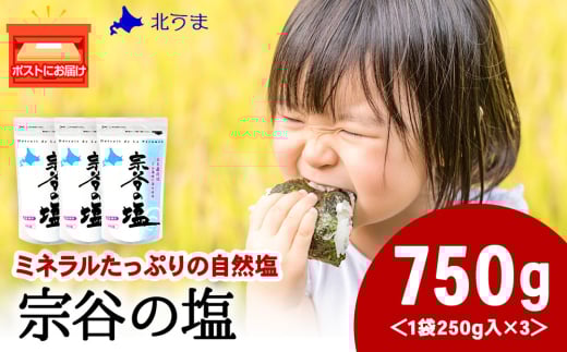 宗谷の塩250g×3袋