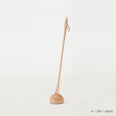 ふるさと納税 旭川市 旭川家具 cosine コサイン 靴べら(L)&amp;スタンドセット　メープル_00227