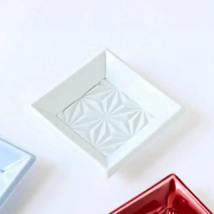 【波佐見焼】角麻 小角皿 4枚セット 食器 皿【翔芳窯】[FE322]