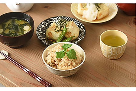 【波佐見焼】粉引釉 お茶わん 5個セット 食器 皿 【natural69】 [QA118] 波佐見焼