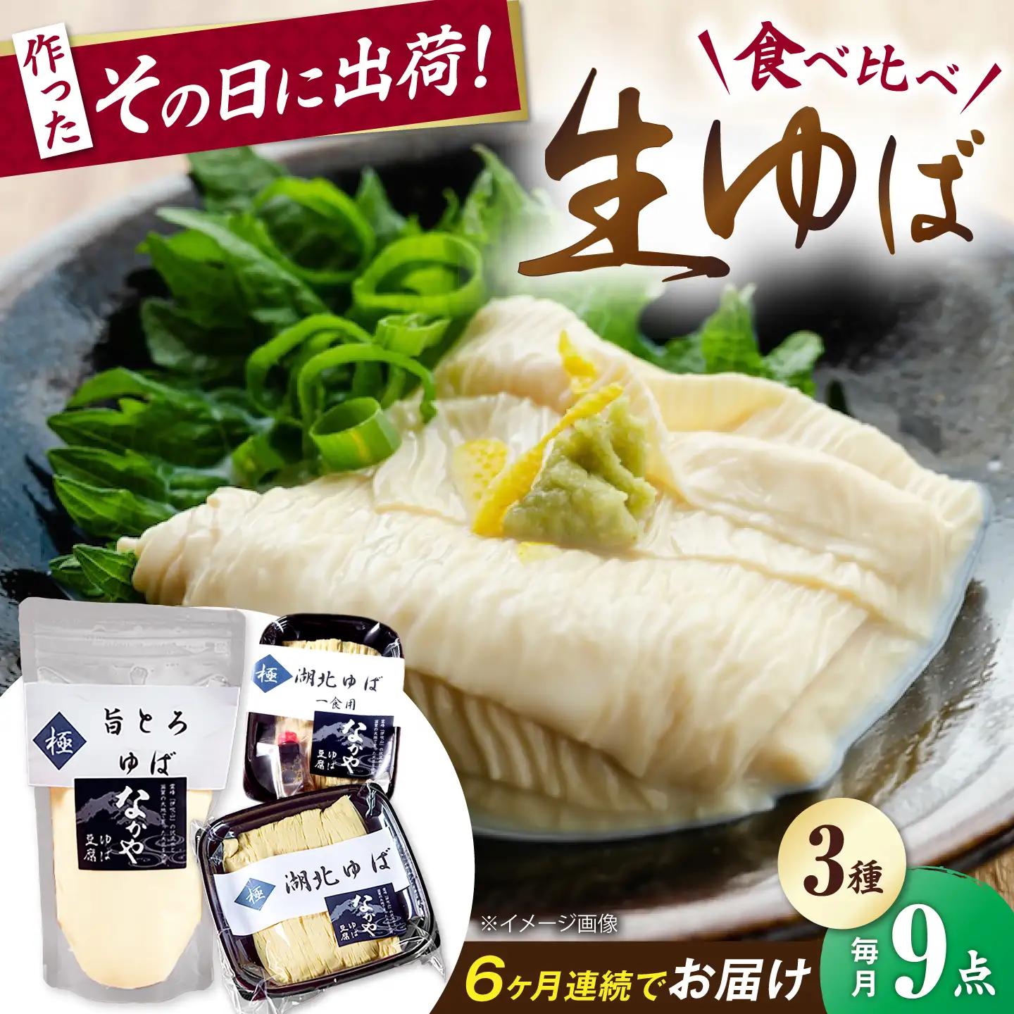 【全6回定期便】生ゆば詰合せ 3セット [AQBK033] ゆば