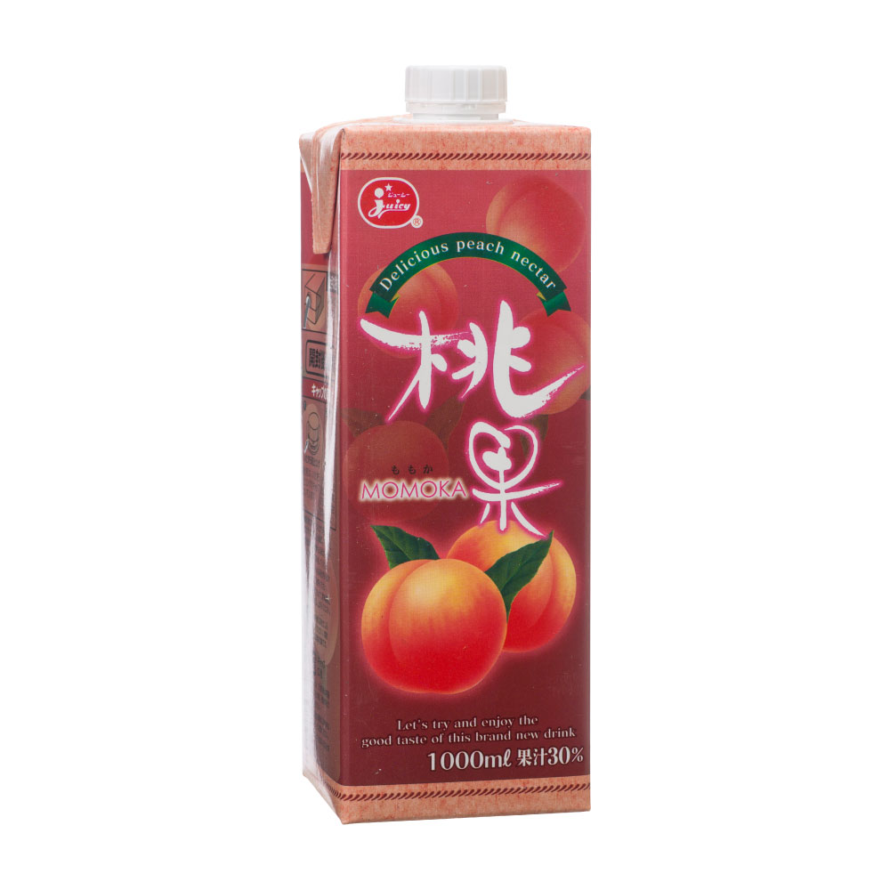 【ふるさと納税】 ジューシー 桃果 計6L（1L×6本） もも モモ 白桃 フルーツ くだもの 果物 果実 紙パック ジュース 飲料 国産 熊本県 熊本市 送料無料