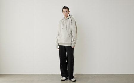 パーカー アンユースレス スニットパーカー 服 洋服 ファッション 耐久性 上品 コーマ糸 無撚糸コットン 洗濯可能 墨田区 東京都 ネイビー/M規