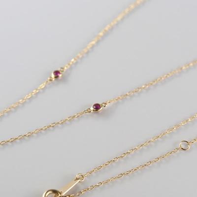 ふるさと納税 甲府市 K18 ルビー ネックレス　28537 |  | 02