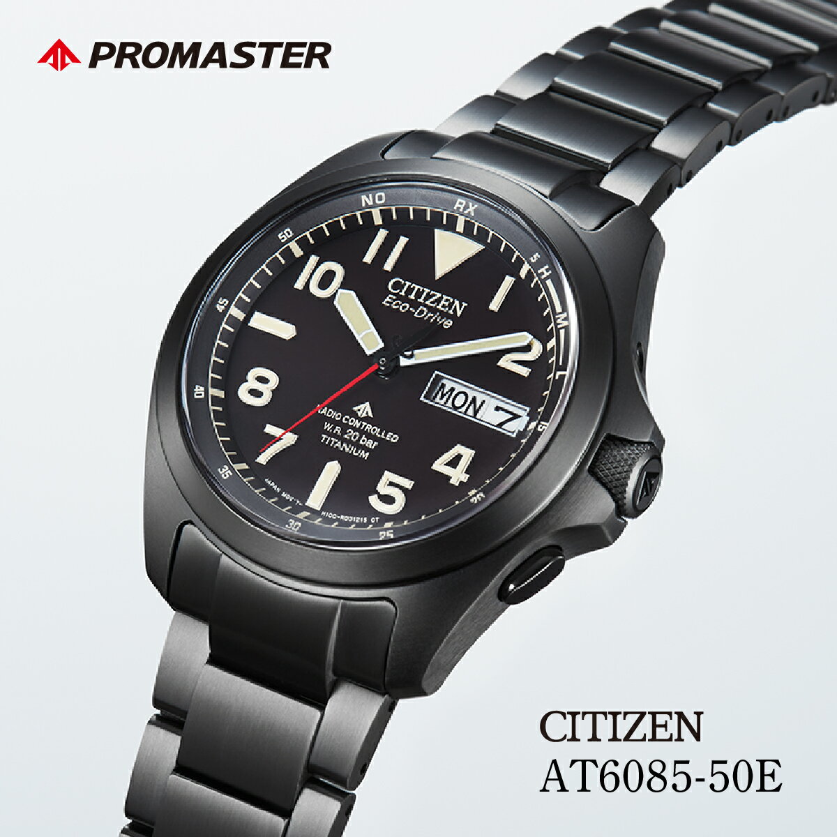 【ふるさと納税】CITIZEN PROMASTER AT6085-50E | シチズン citizen プロマスター 腕時計 時計 正規品 メンズ ビジネス スーツ カジュアル フォーマル 贈答 贈答用 ギフト プレゼント 父の日 国内製造 国産 ソーラー エコドライブ チタニウム 20気圧防水 防水 埼玉県 所沢市