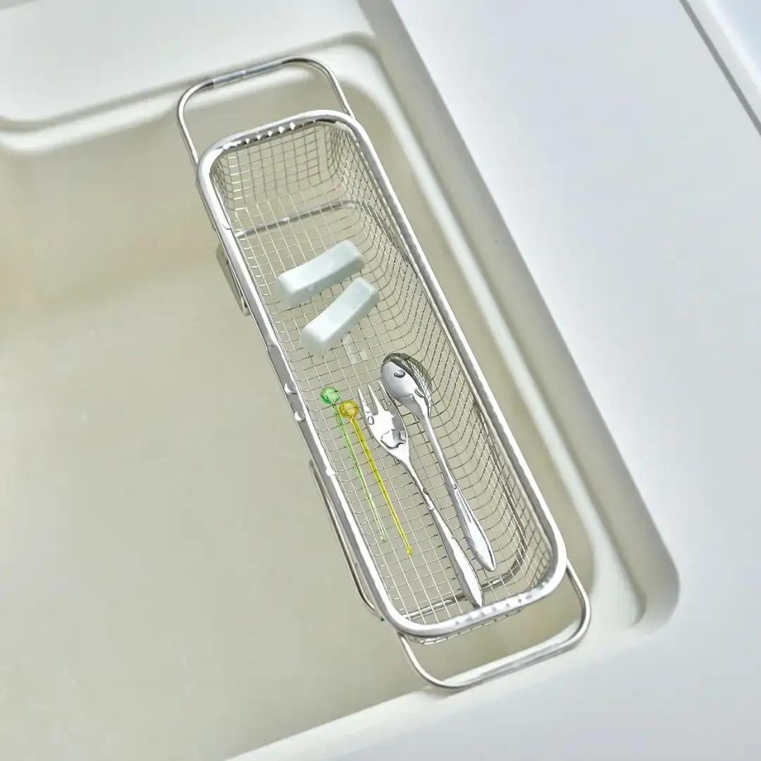 水切りメッシュかご スリム ステンレス 燕三条製 Leye