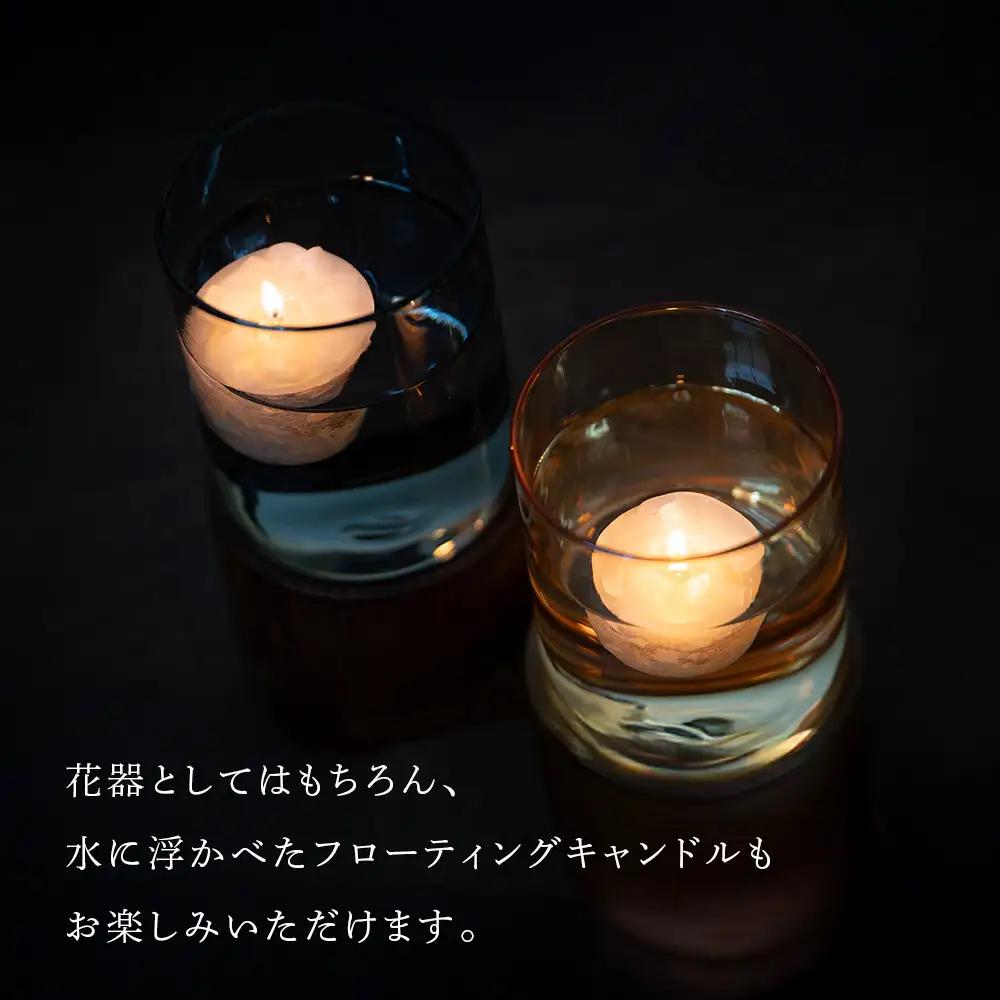 ITAYA SPIRIT－ガラス＆ウッドフラワーベース（大サイズ）