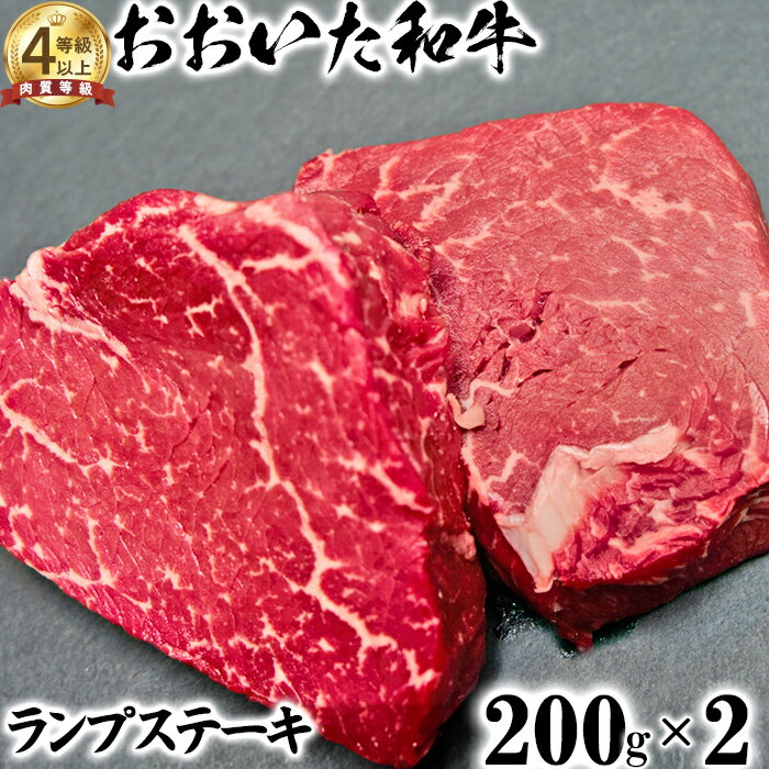 【ふるさと納税】おおいた和牛 ランプステーキ （200g×2）【ニード牧場】 ＜129-008_5＞
