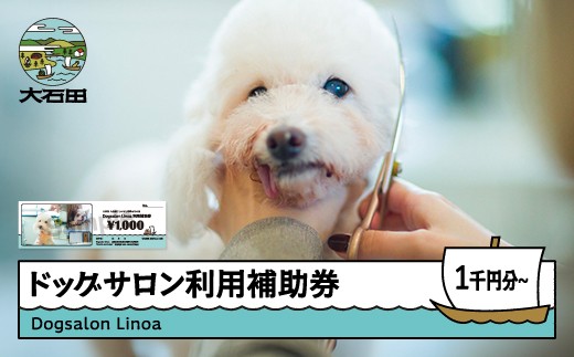 
                  ドッグサロン 利用補助券 1,000円〜20,000円分 選べる Dogsalon Linoa リノア 利用券 チケット シャンプー トリミング お手入れ 犬 愛犬 ペット 山形県 大石田町 li-hkxxx
                