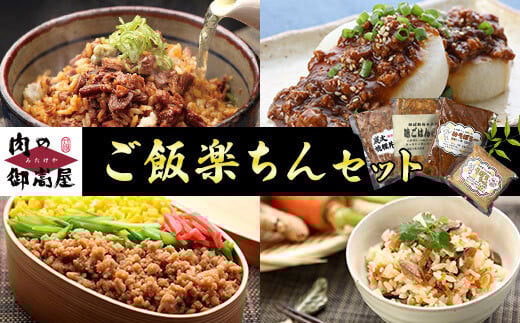 ご飯楽ちんセット 炭火焼豚丼の素・味ごはんの具・みそぼろー・そぼろちゃん 豚肉 鶏肉 チャーシュー 丼 鶏そぼろ 混ぜごはん 炊き込みごはん 五目ごはん かやくごはん 肉 加工品 (524)