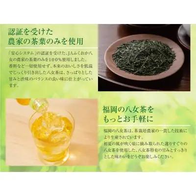 Z26-81 八女茶 煎茶ペットボトル(24本)定期便(隔月×3回)  お茶 大容量 ペットボトル