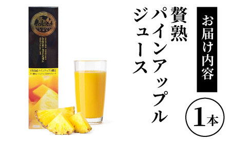 贅熟 石垣島産パインアップルジュース(100%)  500ml 1本