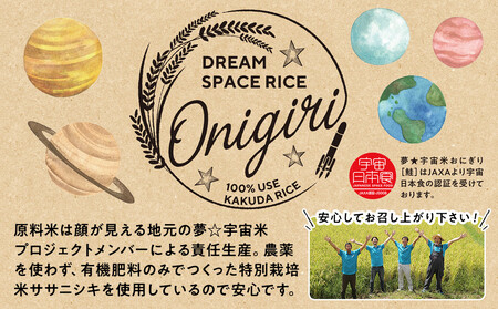 夢☆宇宙米おにぎり 3種類詰め合わせ（9食）【8月上旬より順次発送開始】