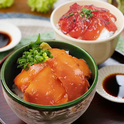 一本釣りかつおたたき&漬け丼6袋(かつお丼・まぐろ丼) A3-129【配送不可地域：離島】【1166339】