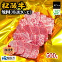 【ふるさと納税】松阪牛焼肉（特選カルビ）500g 松阪牛 松坂牛 牛肉 ブランド牛 高級 和牛 日本三大和牛 国産 霜降り