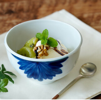 伯父山 菊の馨 カフェオレボウル 有田焼 A11-24_イメージ1