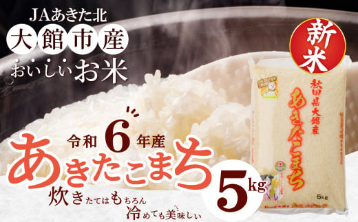 【令和6年産】秋田県大館産あきたこまち5kg 70P9014