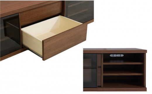 天然木リビング家具アレーグリ(ローボード テレビ台・TVボード)120cm  H45【6色】