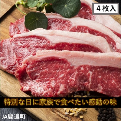 とかち鹿追牛ロース ステーキ 720g (Cセット 180g×4) 北海道十勝産【0113】【配送不可地域：離島】