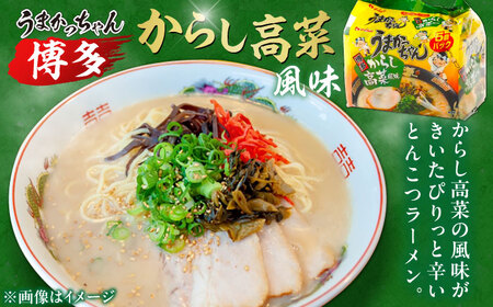 うまかっちゃん 博多からし高菜風味 10食 (5袋×2パック) 広川町/亀井通産（株）[AFAR029]