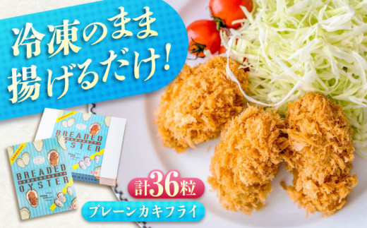 冷凍 カキフライ  (プレーン 計36粒)  広島県産 冷凍カキフライ 広島牡蠣 牡蠣 かき カキ  料理 簡単 魚介類 海鮮 ギフト 広島県福山市/クニヒロ株式会社 [BACG008]