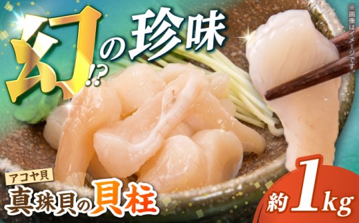 アコヤ貝 貝柱 1kg 冷蔵 貝柱 真珠貝柱 【先行予約☆幻の味】アコヤ 貝柱 ＜大村湾漁業協同組合西彼支所＞ [CBZ007] 長崎 西海 あこや貝 アコヤ外 貝 真珠 海鮮 魚貝 魚介 刺身 冷蔵 あこや貝 アコヤ外 貝 ホタテ 海鮮 魚貝 魚介 刺身 アコヤ貝 幻の味 産地直送 大人気 アコヤ貝柱