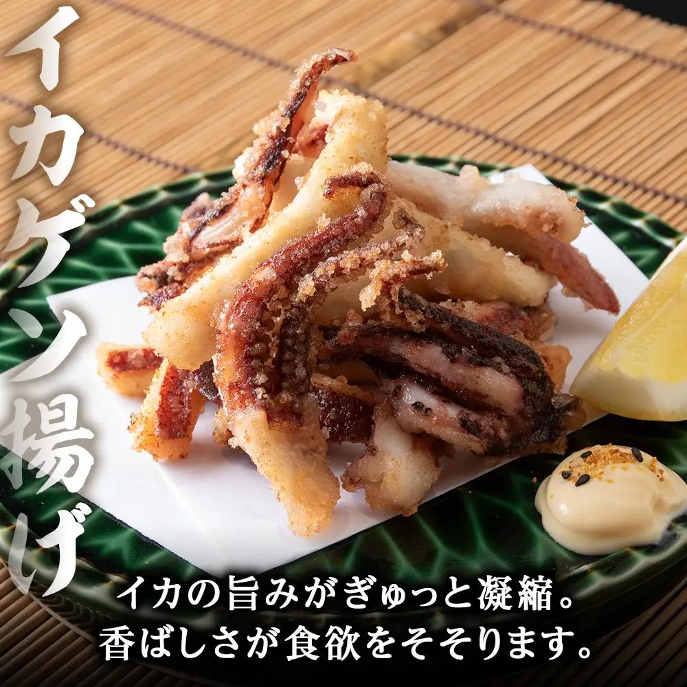 北海道産 真イカ開き(加熱用) 2枚入り×2パック 〈斉藤水産〉 AM173