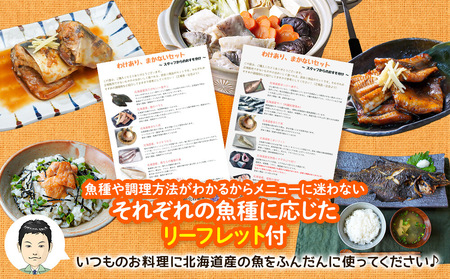 【2025年7月下旬発送】訳あり 北海道のおさかな屋さんの まかないセット 最大約4kg 魚 魚介 訳あり