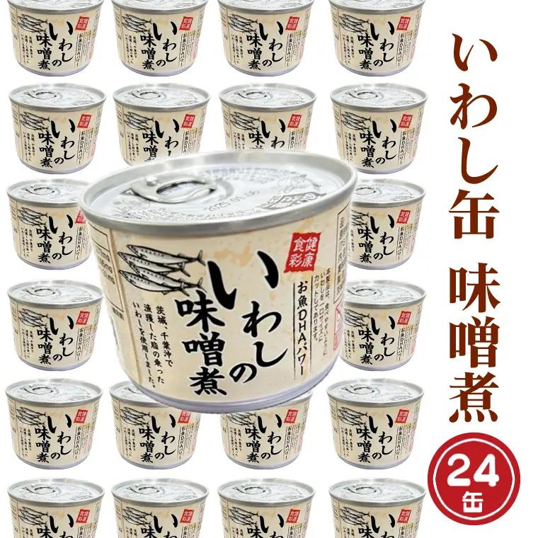 いわし缶詰 味付 24缶 味噌味 いわし缶 _AL026