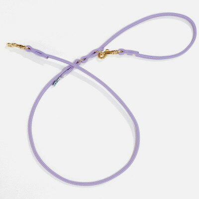 【ふるさと納税】丸めリード ライラック ゴールド金具 本革製(Sサイズ/Mサイズ)【G1482992】