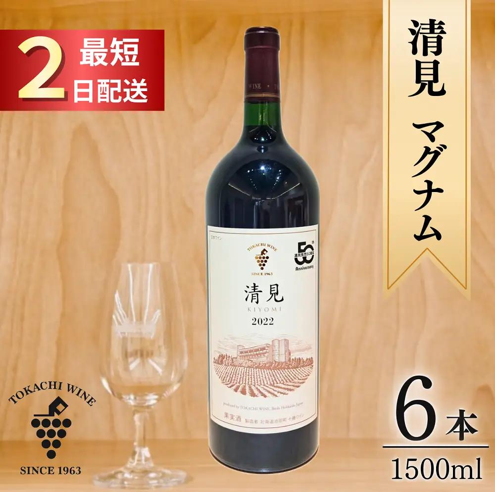 12/28申込分まで年内発送 清見2022 マグナム6本 9L 最短申込みから2日発送 北海道ワイン 北海道池田町 十勝ワイン