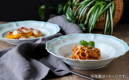 【波佐見焼】ombre de fleur ボウルL melodie blue【翔芳窯】[FE542]