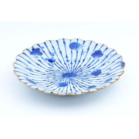 有田焼 十草花散らし8寸盛皿 2枚入 まるぶん A40-258_イメージ4