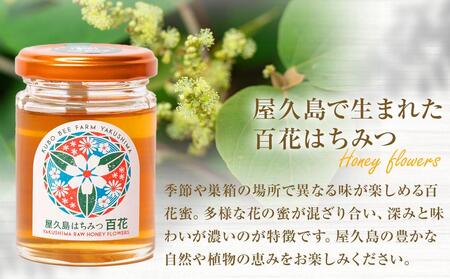 【定期便 全3回】屋久島産 はちみつ 百花　120g×1個＜久保養蜂園 屋久島ファーム＞