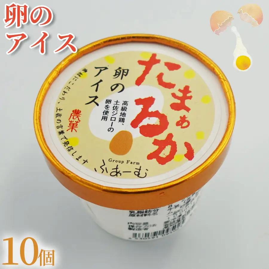 卵のアイス 100ml × 10個 アイスクリーム 【アイス】