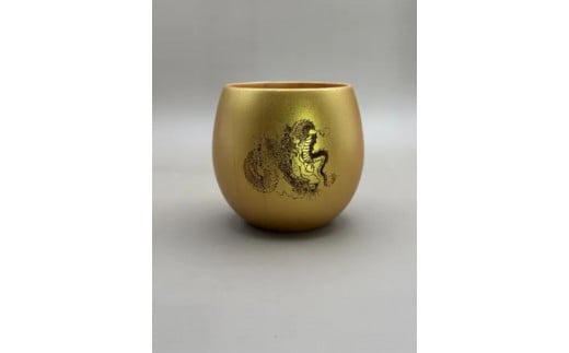 コーヒーカップ 金龍・銀龍 2個セット（桐箱入り）