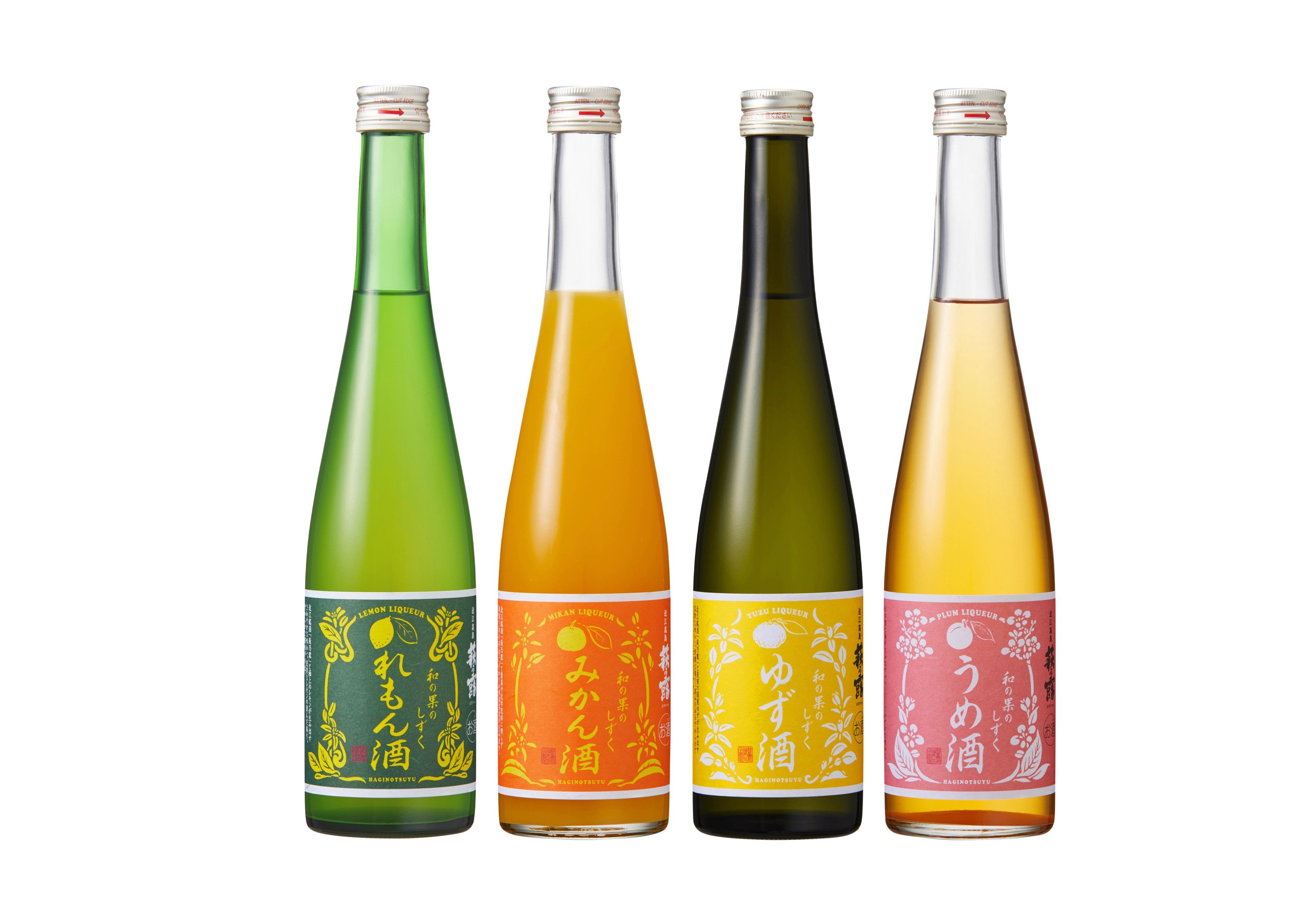 
            ◆萩乃露 国産果実のリキュール４種セット
          