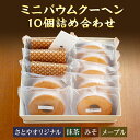 【ふるさと納税】バウムクーヘン ミニ 詰め合わせ セット 10個入り 八海山 焼き菓子 お菓子 スイーツ バームクーヘン さとや 新潟県 南魚沼市