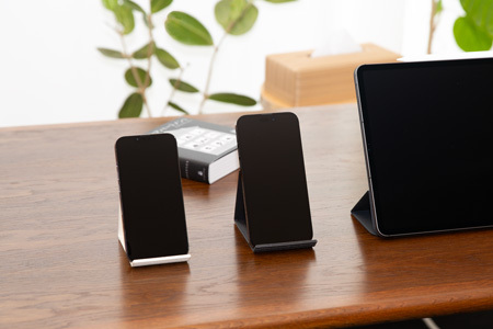 和紙のスマホスタンド iPhone 16 Pro Max 対応 ホワイト 岩手県奥州市産 バンドシー Bandc for iPhone 16 Pro Max, 15 Pro Max, 14 Pro M