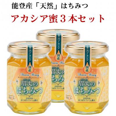 ふるさと納税 羽咋市 能登産天然はちみつ『アカシア蜂蜜3本』セット |  | 01