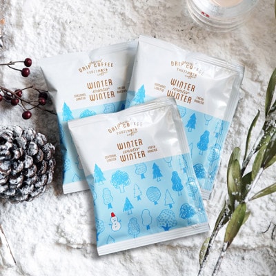 辻本珈琲 オリジナルドリップコーヒー「WINTER winter WINTER」100杯セット【1683284】