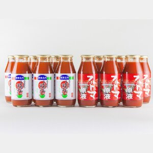 飲みくらべセット 12本入り（みなみのかほり＆フルトマ原液/各180ml） 高知県土佐市 【有限会社　池一菜果園】 [BQAG005]