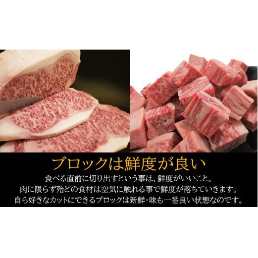 【宮崎牛】 サーロイン ブロック 500g [SHINGAKI 宮崎県 美郷町 31ag0056] 黒毛 和牛 ステーキ 国産 宮崎 A4 A5等級 牛肉 焼肉 宮崎県産 冷凍 送料無料 ブランド 牛