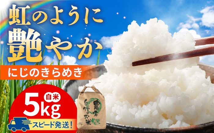 
                  にじのきらめき 白米 5kg 糸島市産 糸島市 / 糸島の恵み コメ こめ ご飯 [AGR004]
                