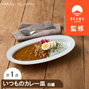 【ふるさと納税】【BEAMS JAPAN監修】 miyama.のカレーのうつわ　いつものカレー皿　 白磁【1456066】